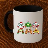 Video Game Controller Christmas Santa Hat Gamer Gift Coffee Mug thumb 2