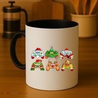 Video Game Controller Christmas Santa Hat Gamer Gift Coffee Mug thumb 4
