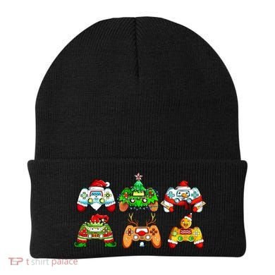 Video Game Controller Christmas Santa Hat Gamer Gift Beanie