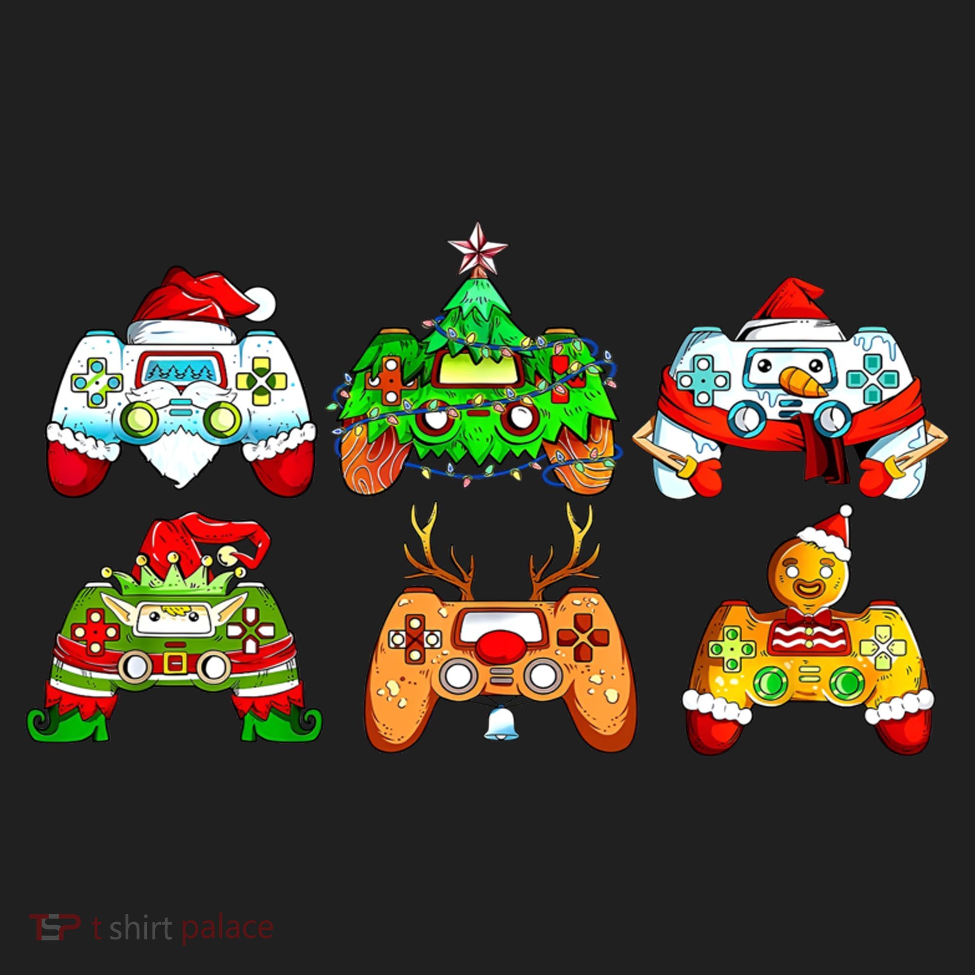 Video Game Controller Christmas Santa Hat Gamer Gift Beanie