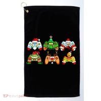 Video Game Controller Christmas Santa Hat Gamer Gift Golf Towel thumb 0