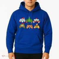 Video Game Controller Christmas Santa Hat Gamer Gift Hoodie thumb 2