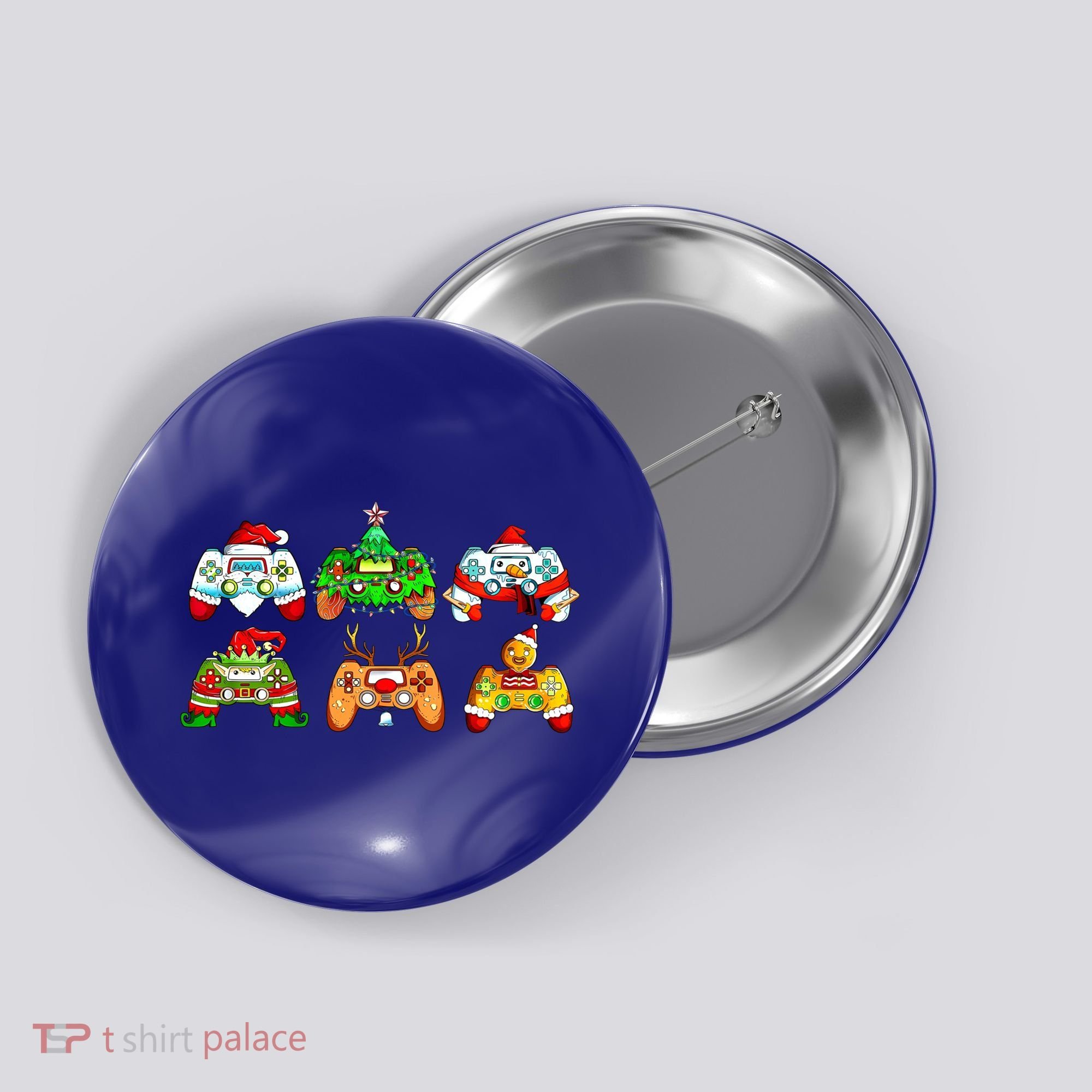 Video Game Controller Christmas Santa Hat Gamer Gift Button