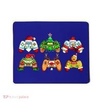 Video Game Controller Christmas Santa Hat Gamer Gift Mousepad thumb 0