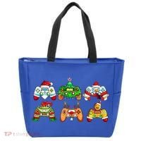 Video Game Controller Christmas Santa Hat Gamer Gift Tote Bag thumb 0