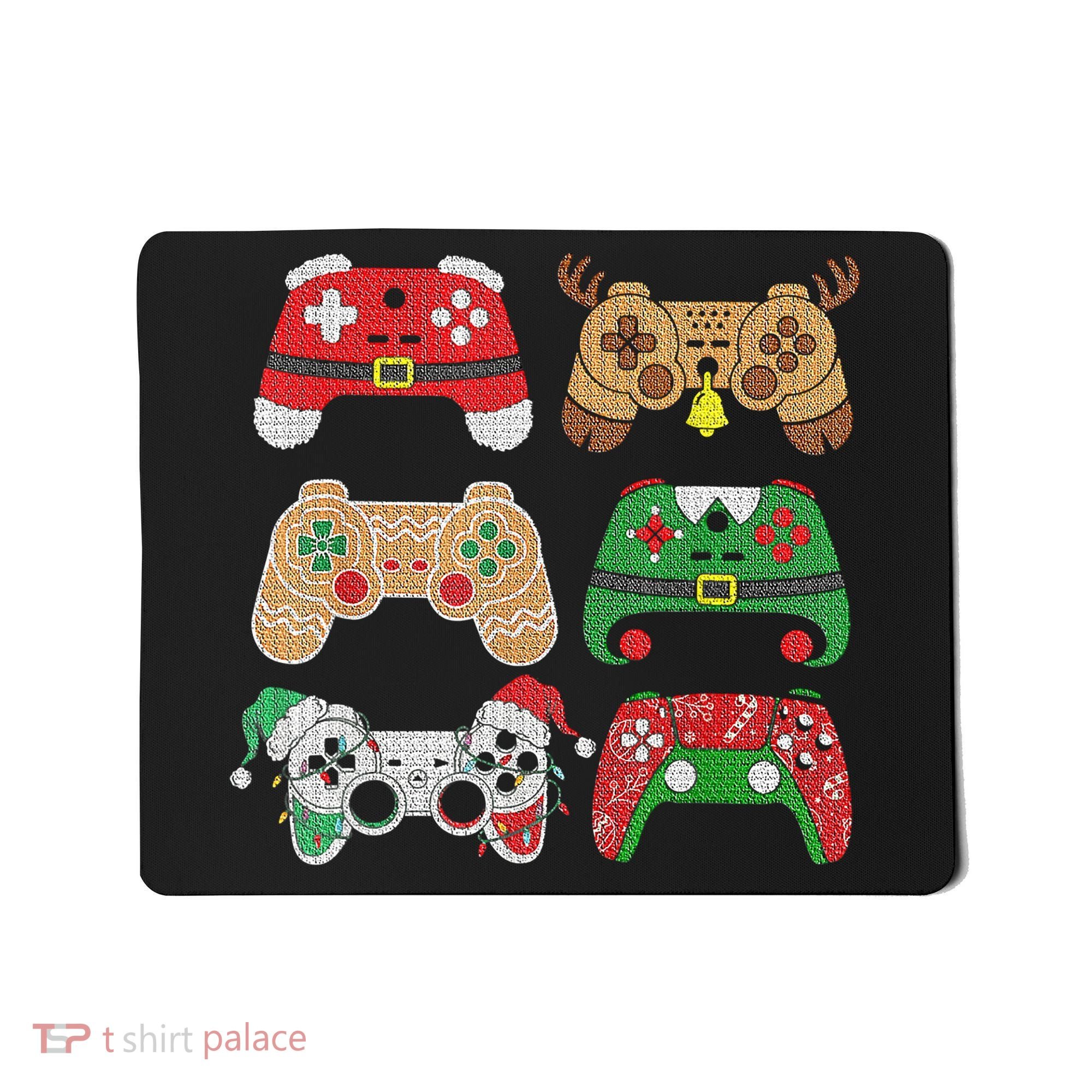 Video Game Controller Christmas Santa Hat Gamer Boys  Mousepad