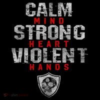 Vikings Gym Calm Mind Strong Heart Violent Hands Norse Coffee Mug thumb 5