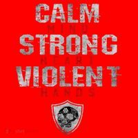 Vikings Gym Calm Mind Strong Heart Violent Hands Norse Santa Hat thumb 1