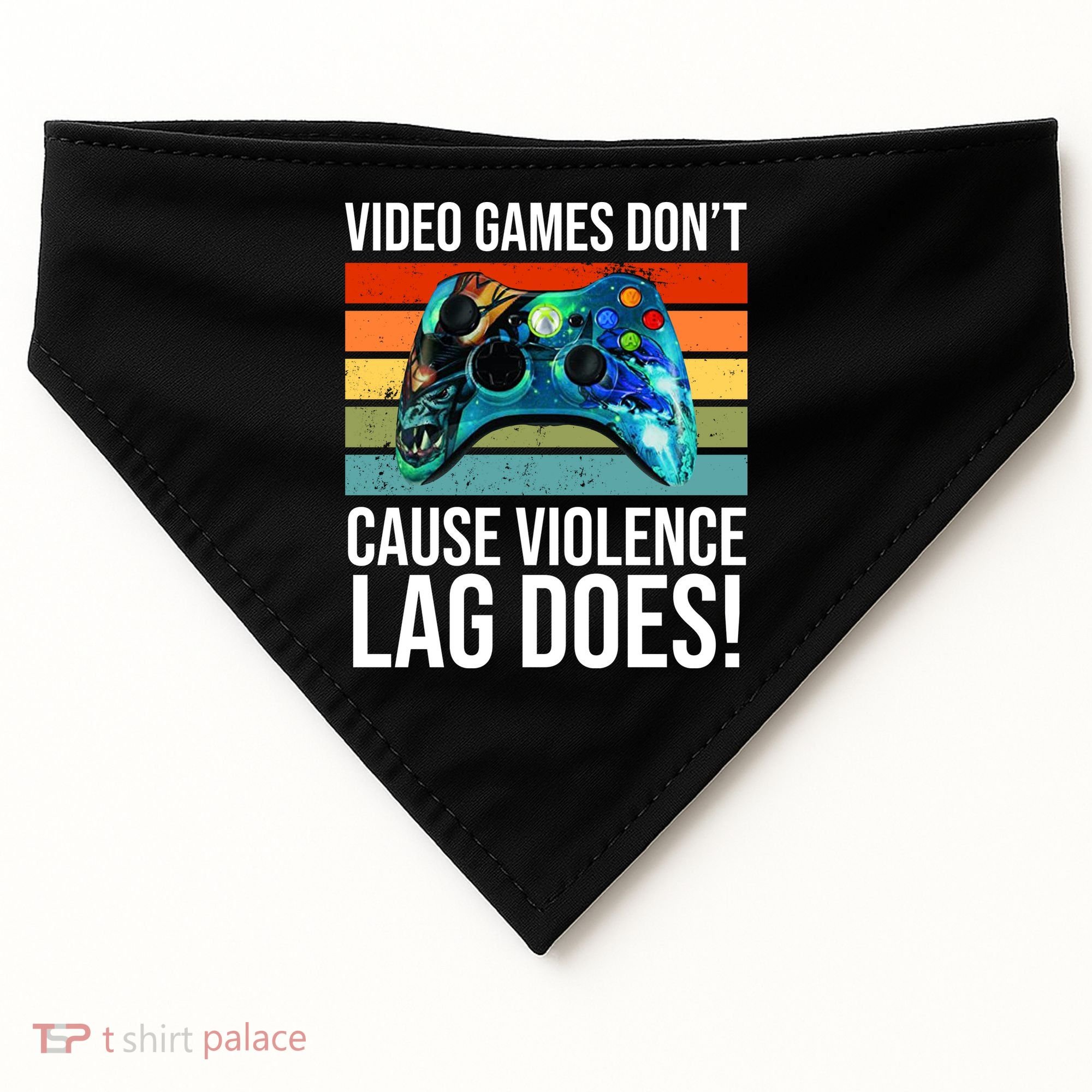 Video Games Don't Cause Violence Lag Does USA-Made Doggie Bandana
