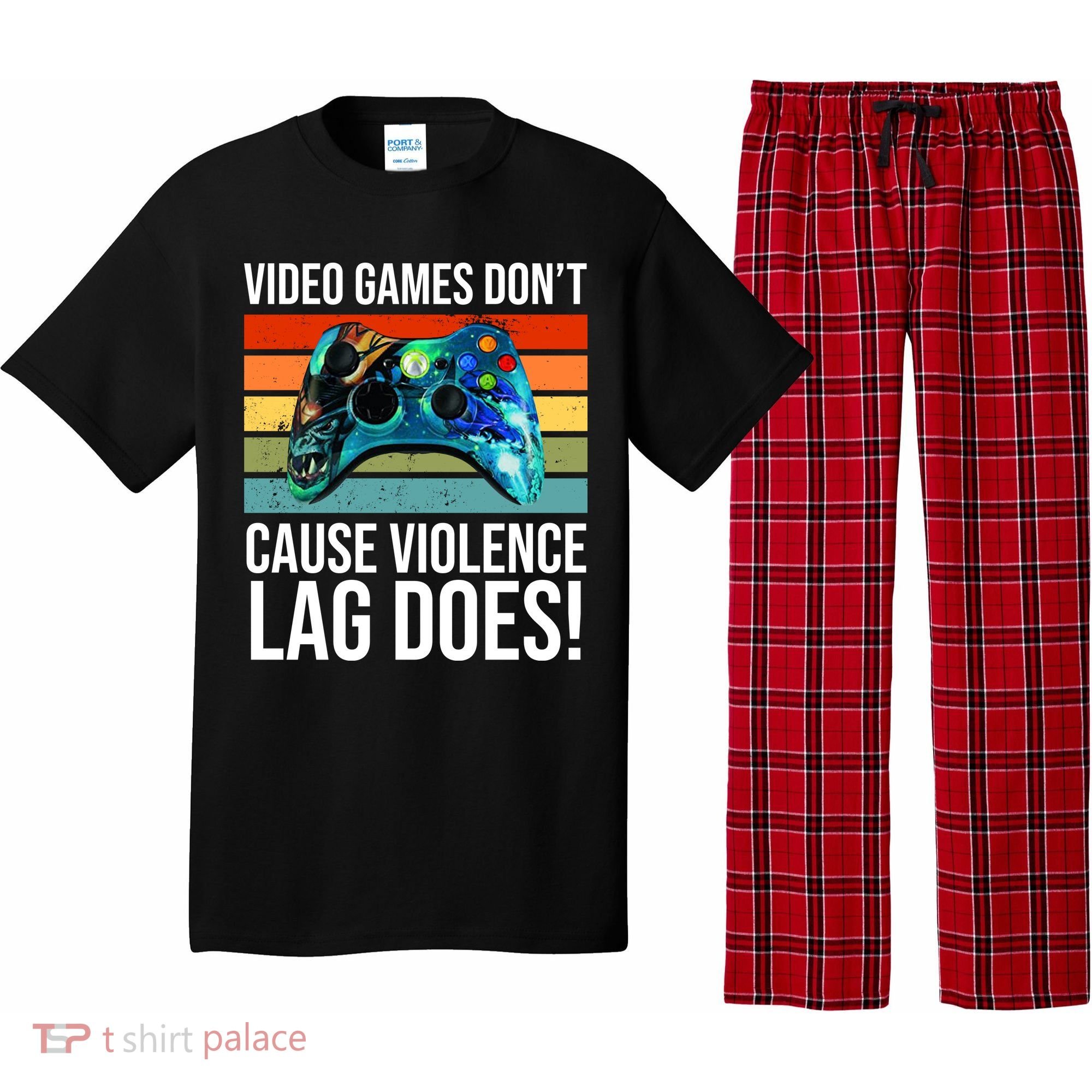 Video Games Don't Cause Violence Lag Does Pajama Set