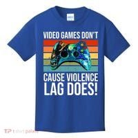 Video Games Don't Cause Violence Lag Does Kids T-Shirt thumb 0