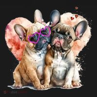 Valentines Gift Day Gift And Funny French Bulldog Gift Bucket Hat thumb 4