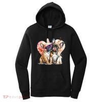Valentines Gift Day Gift And Funny French Bulldog Gift Women's Hoodie thumb 0