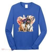 Valentines Gift Day Gift And Funny French Bulldog Gift Long Sleeve Shirt thumb 0