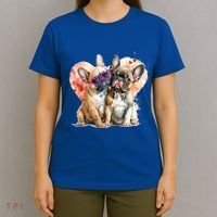Valentines Gift Day Gift And Funny French Bulldog Gift T-Shirt thumb 4