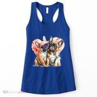 Valentines Gift Day Gift And Funny French Bulldog Gift Women's Tank Top thumb 0