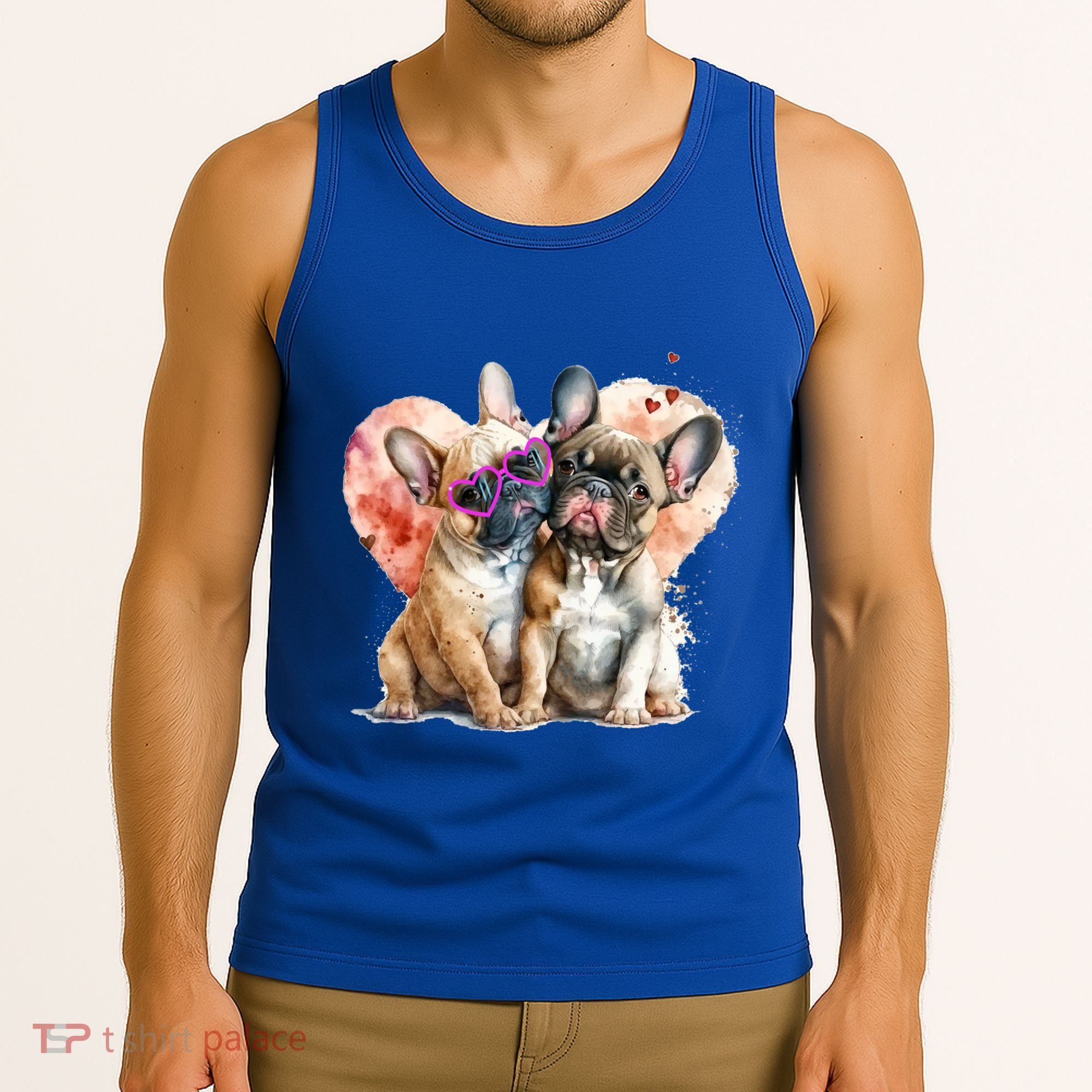 Valentines Gift Day Gift And Funny French Bulldog Gift Tank Top