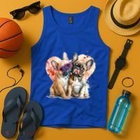 Valentines Gift Day Gift And Funny French Bulldog Gift Tank Top thumb 4