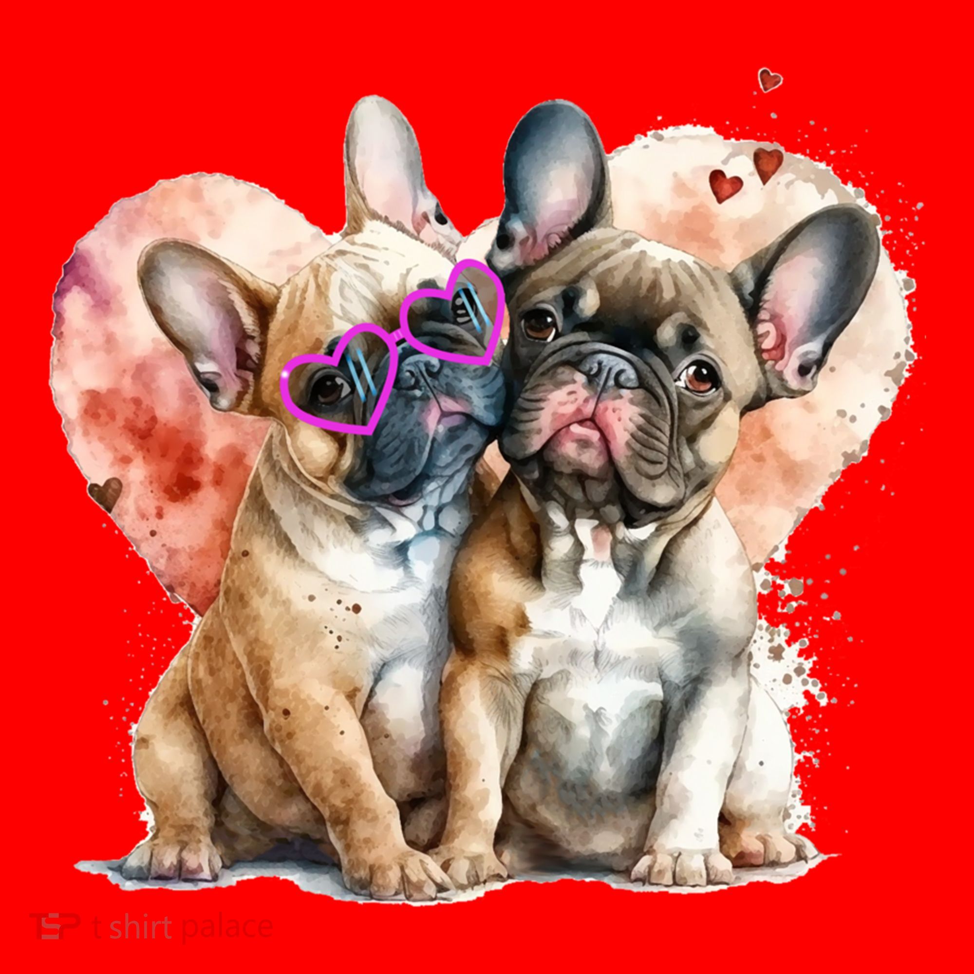 Valentines Gift Day Gift And Funny French Bulldog Gift Santa Hat