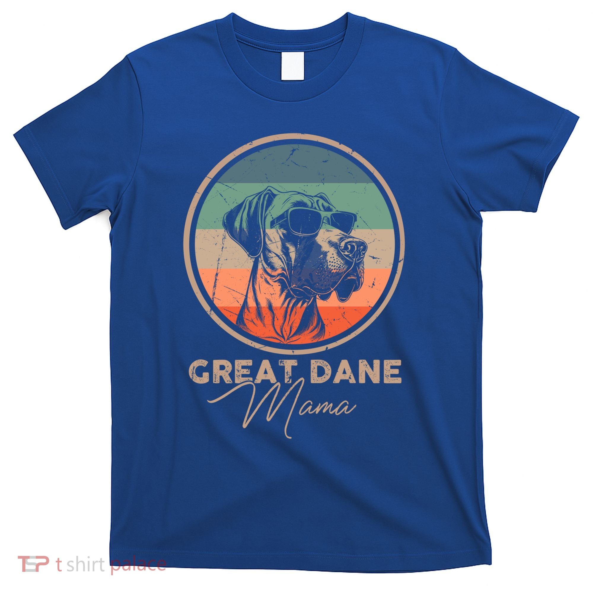 Vintage Great Dane Puppy Mom Dog Mama Lover Paw Gift T-Shirt