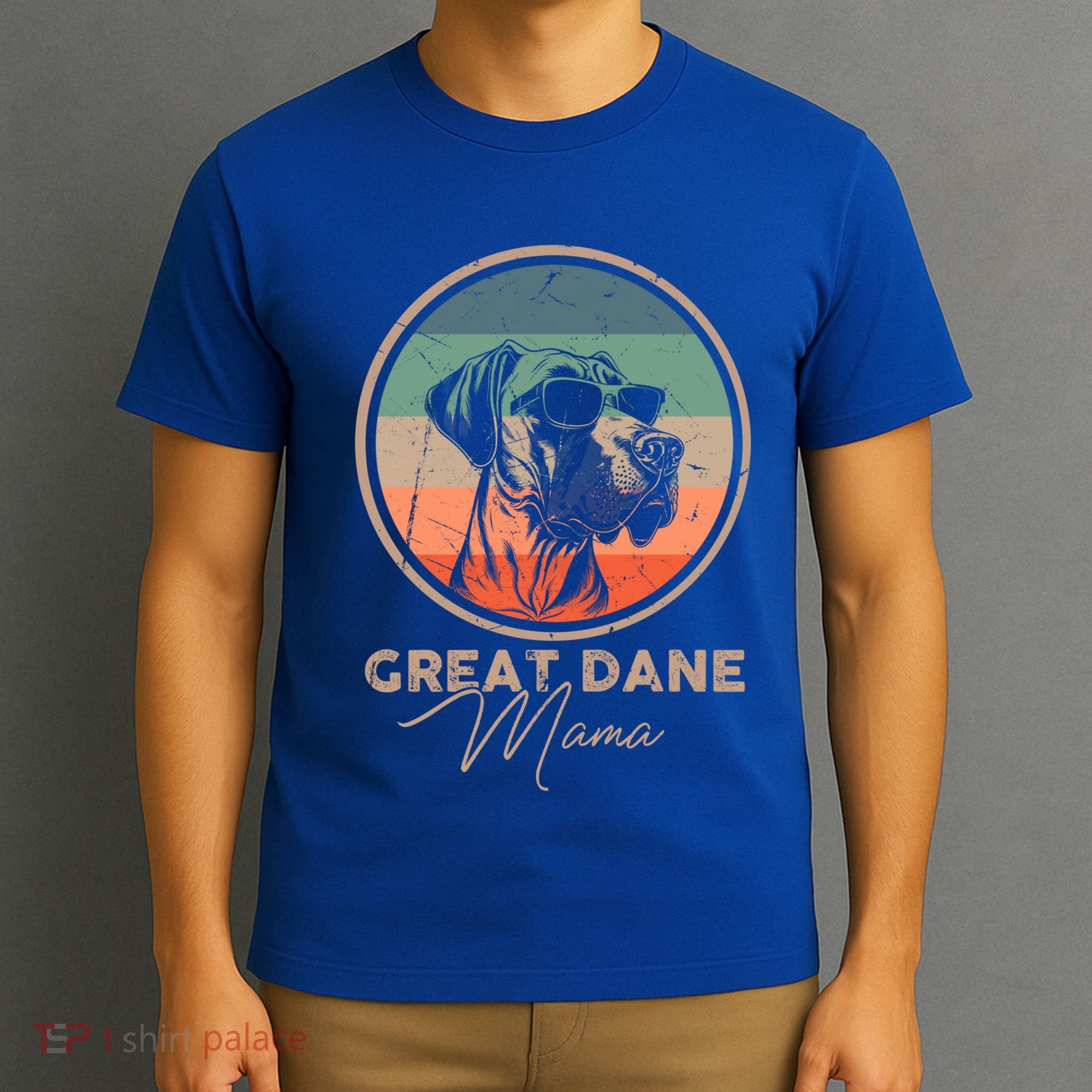 Vintage Great Dane Puppy Mom Dog Mama Lover Paw Gift T-Shirt