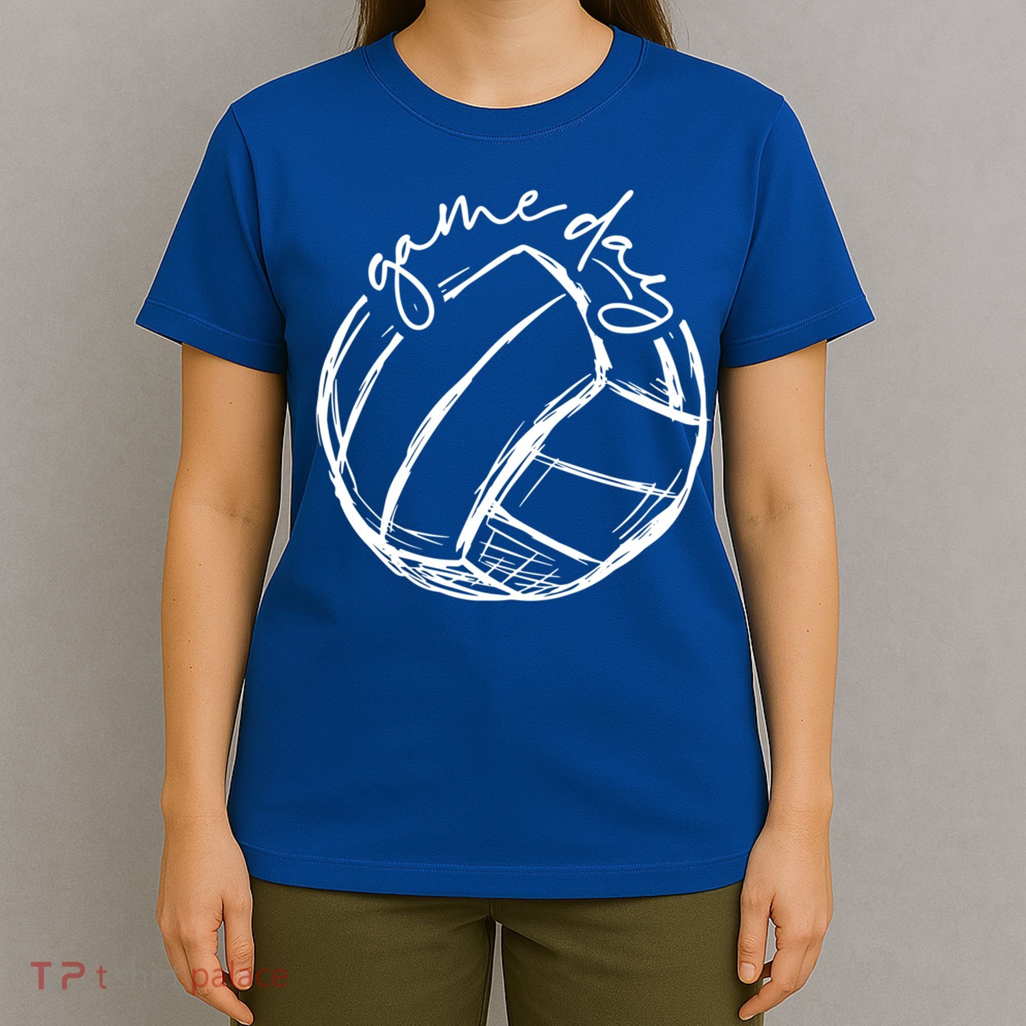 Volleyball Game Day Funny Gift For Volleyball Lovers Gift T-Shirt