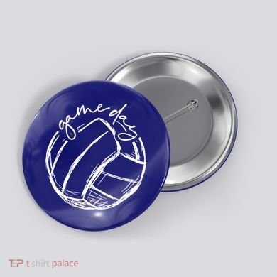 Volleyball Game Day Funny Gift For Volleyball Lovers Gift Button
