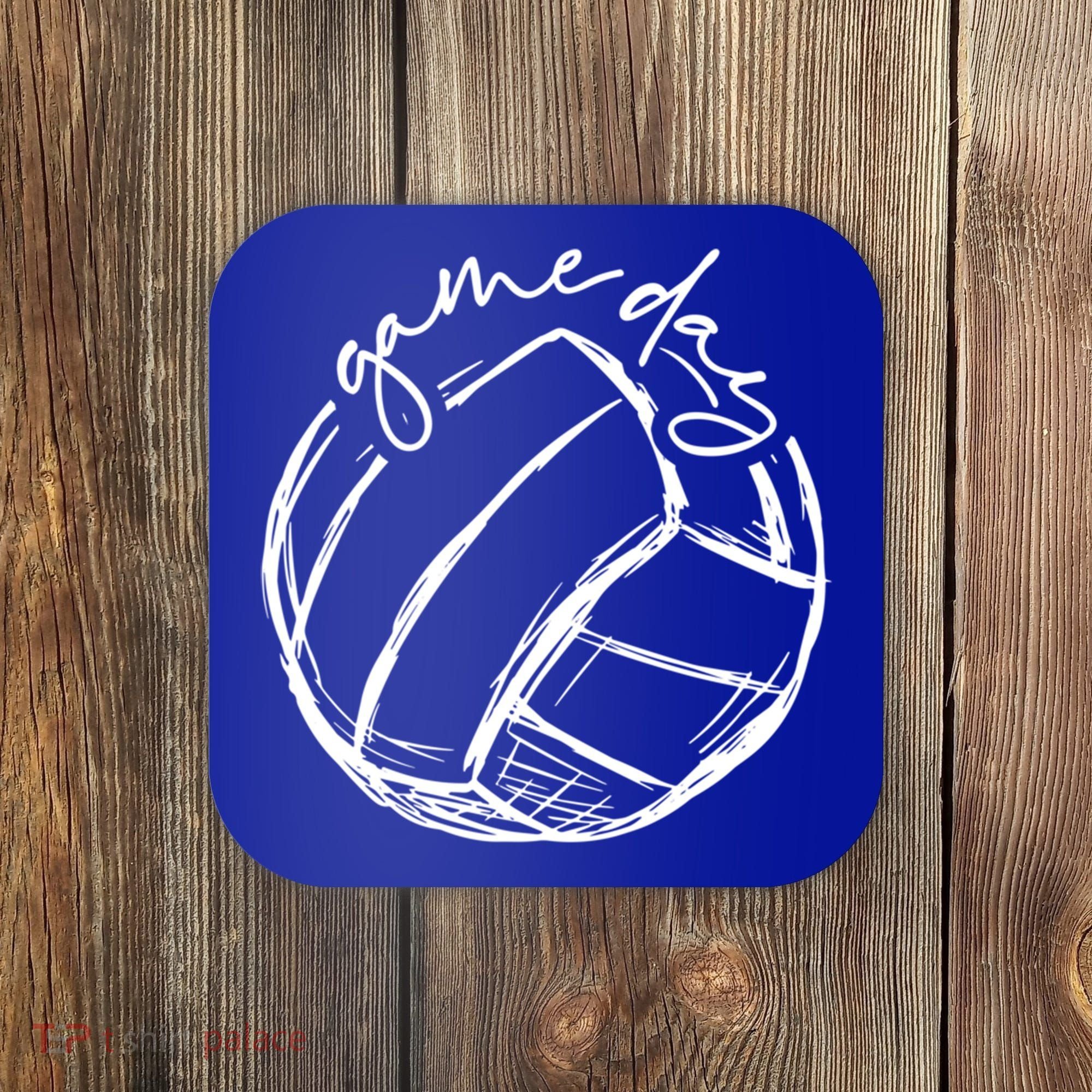 Volleyball Game Day Funny Gift For Volleyball Lovers Gift Coaster