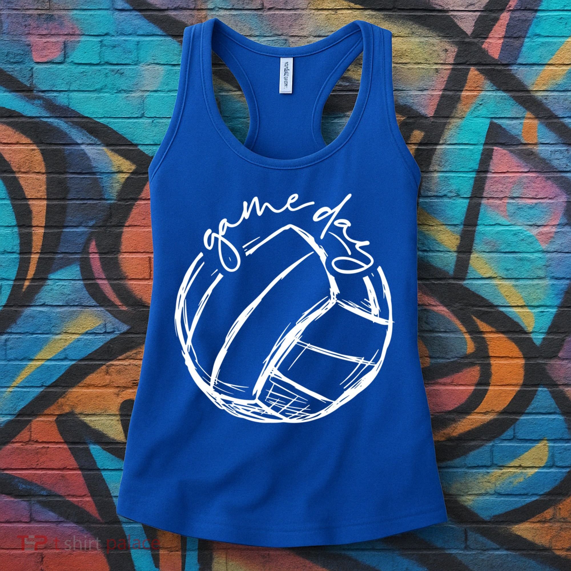 Volleyball Game Day Funny Gift For Volleyball Lovers Gift Women's Tank Top