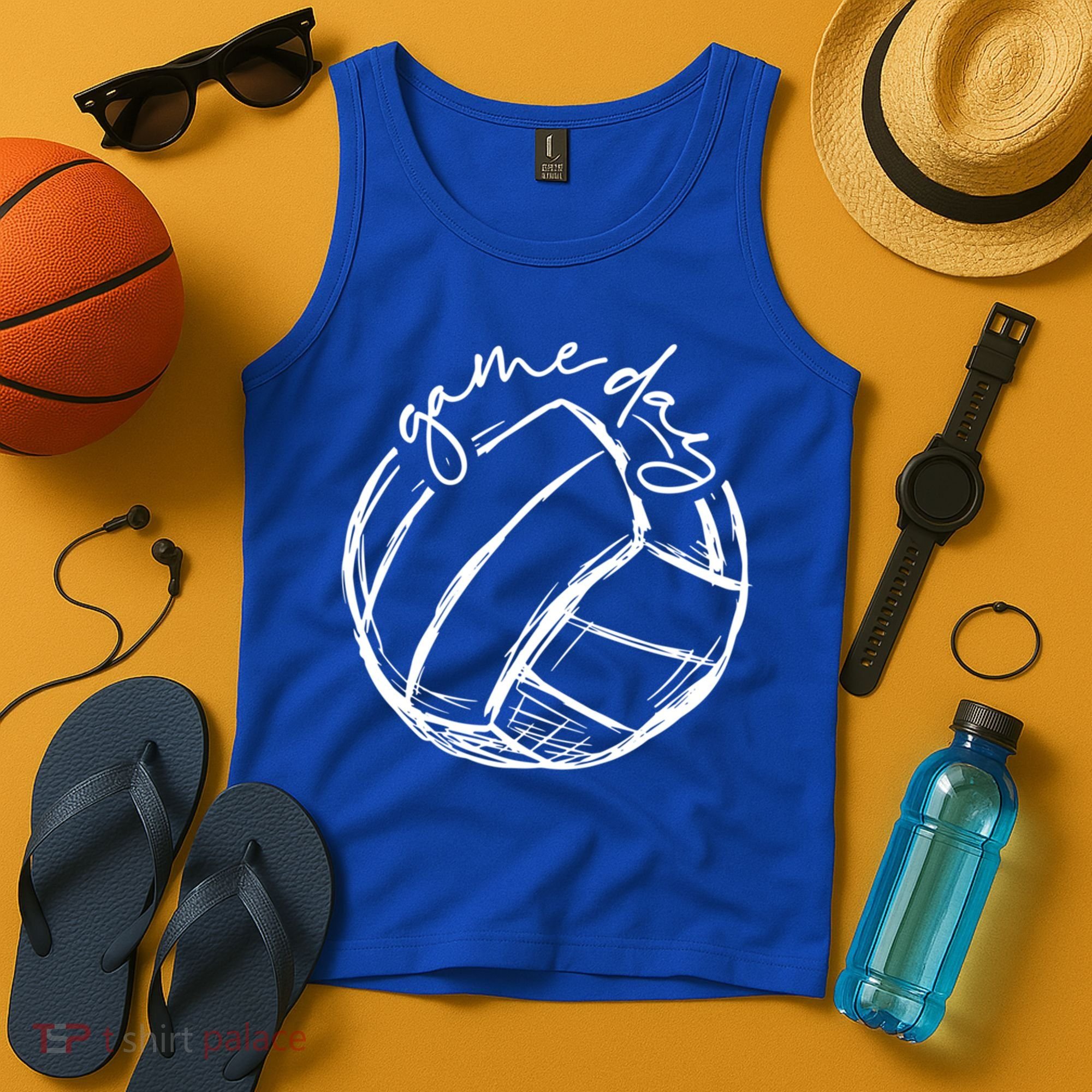 Volleyball Game Day Funny Gift For Volleyball Lovers Gift Tank Top