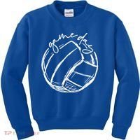 Volleyball Game Day Funny Gift For Volleyball Lovers Gift Kids Sweatshirt thumb 0