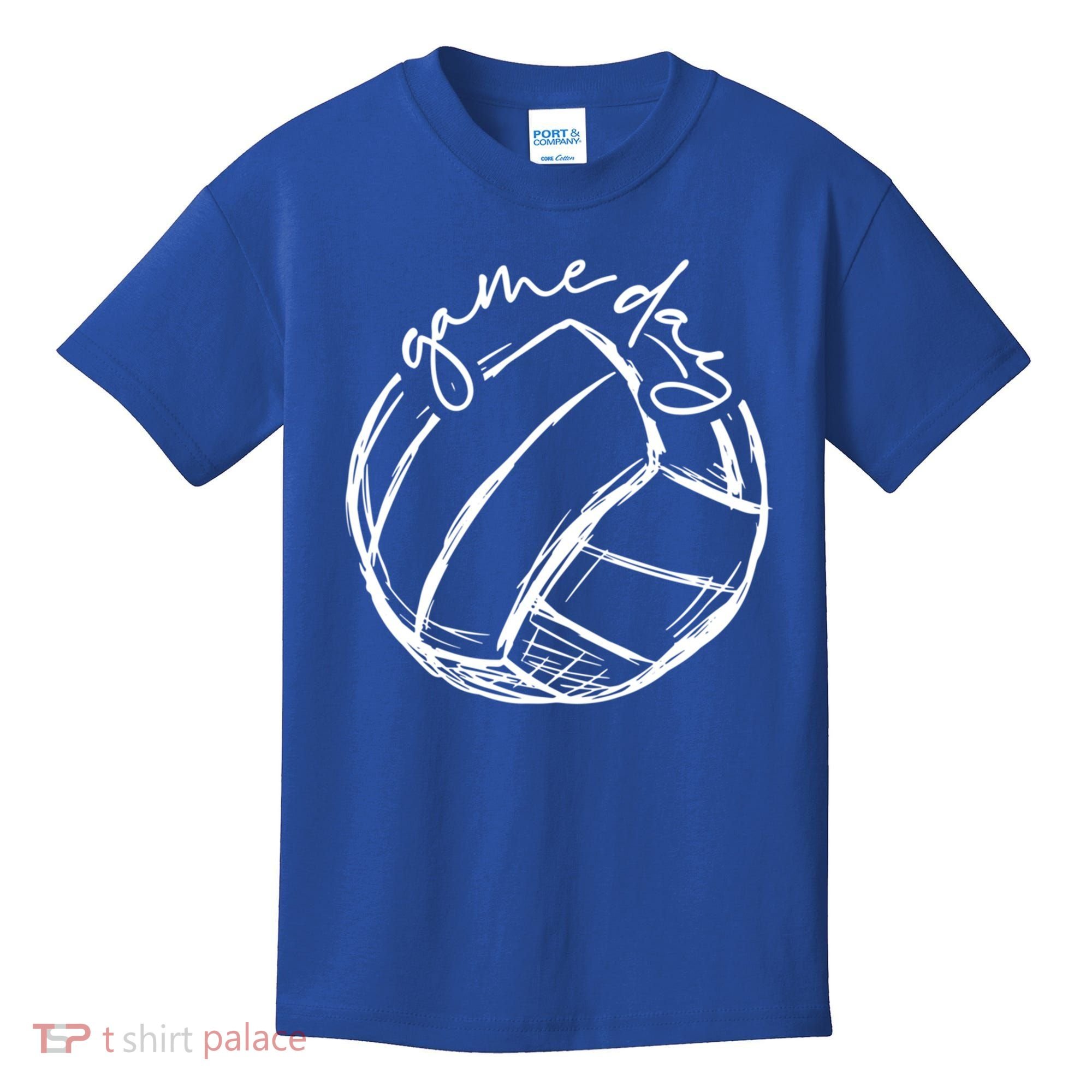 Volleyball Game Day Funny Gift For Volleyball Lovers Gift Kids T-Shirt