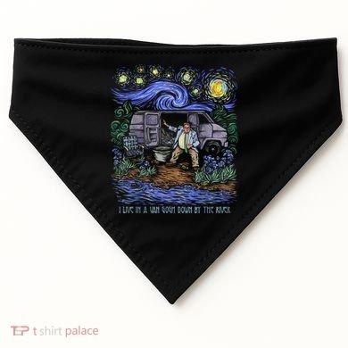 Van Gogh Down By The River USA-Made Doggie Bandana