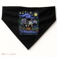 Van Gogh Down By The River USA-Made Doggie Bandana thumb 0