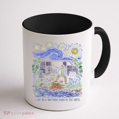 Van Gogh Down By The River Coffee Mug back