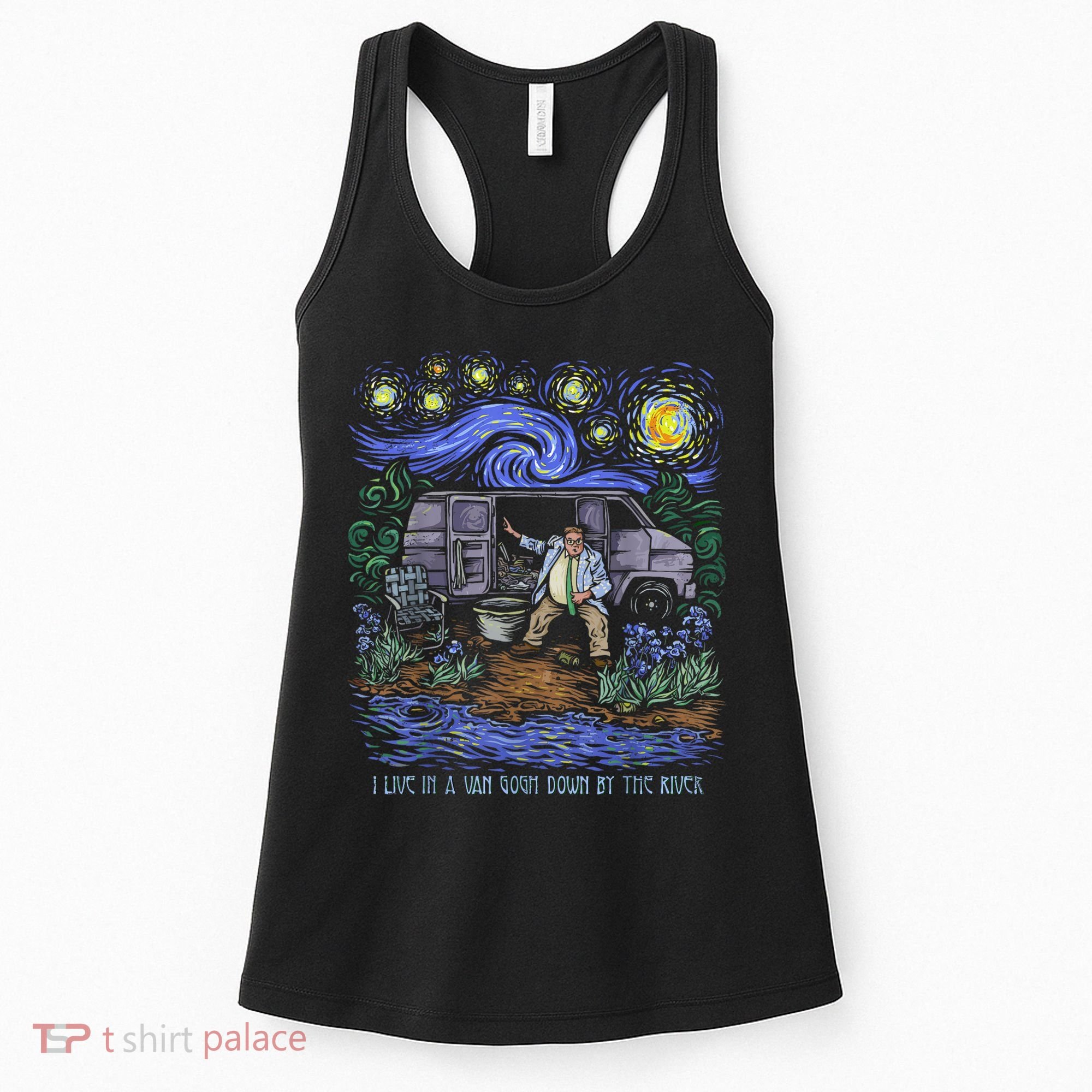 Van Gogh Down By The River Women's Tank Top