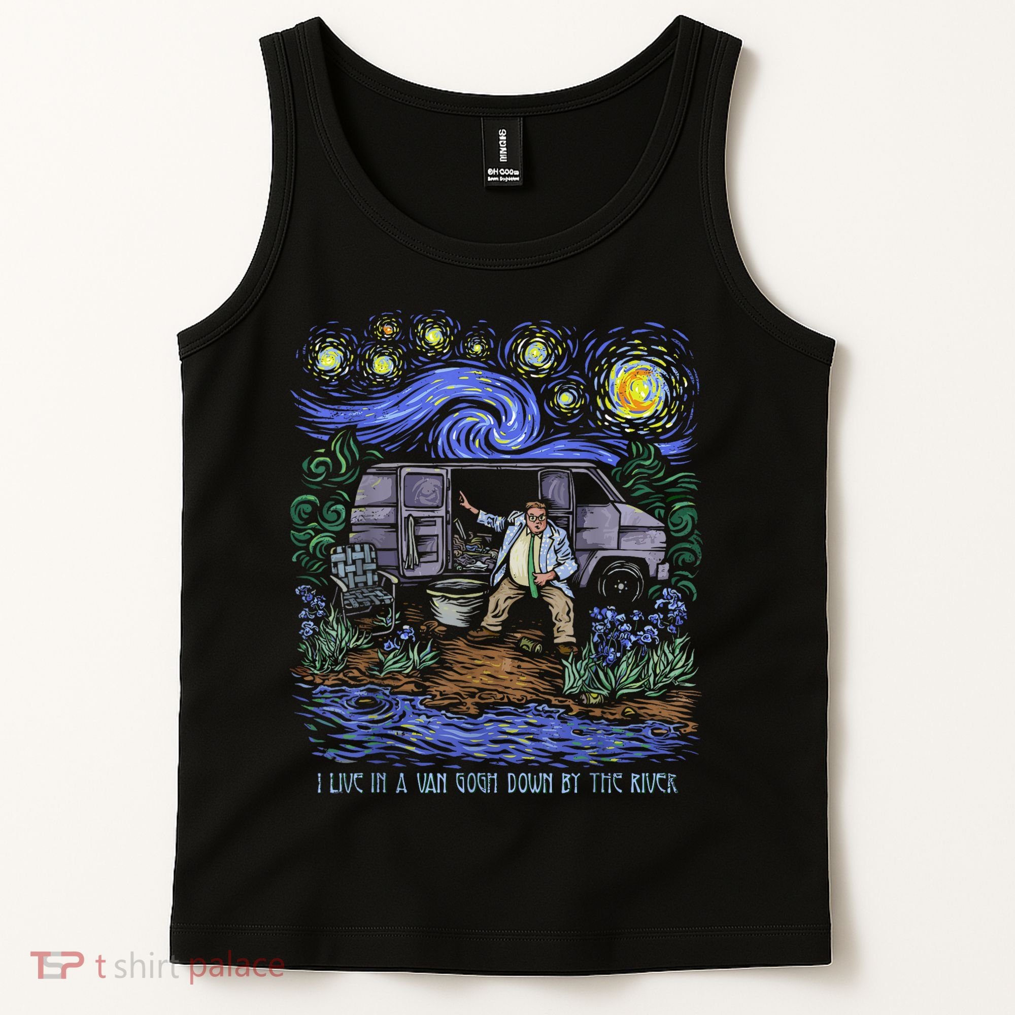 Van Gogh Down By The River Tank Top