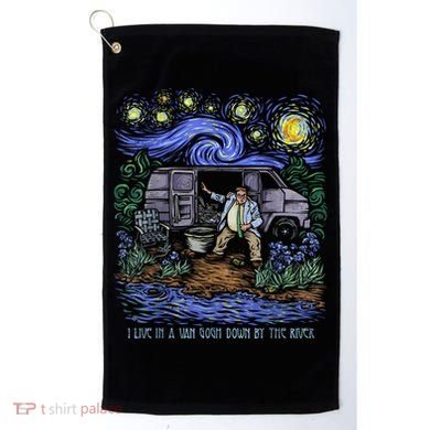 Van Gogh Down By The River Golf Towel