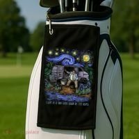 Van Gogh Down By The River Golf Towel thumb 2