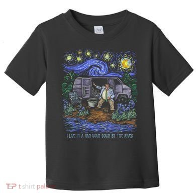 Van Gogh Down By The River Toddler T-Shirt