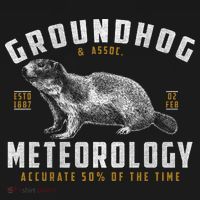 Vintage Groundhog's Day Meterology ESTD 1887 T-Shirt thumb 7