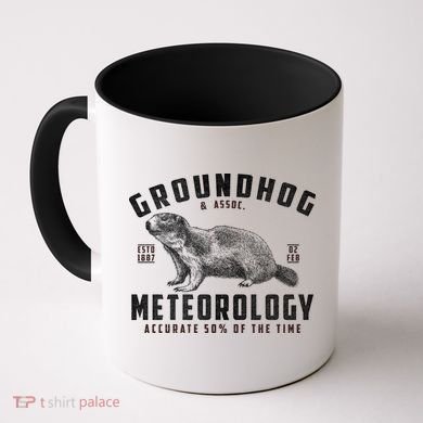 Vintage Groundhog's Day Meterology ESTD 1887 Coffee Mug