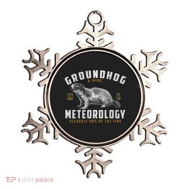 Vintage Groundhog's Day Meterology ESTD 1887 Ornament