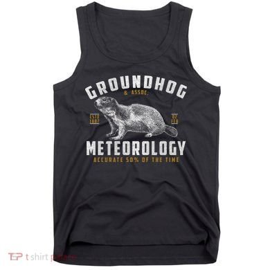 Vintage Groundhog's Day Meterology ESTD 1887 Tank Top