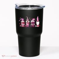 Valentine Gnomes Drink Coffee Latte Valentine Tumbler thumb 0