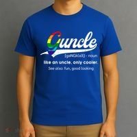 Vintage Guncle Definition Rainbow Flag Lgbtq Pride Uncle Funny Gift T-Shirt thumb 3