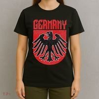 Vintage German Eagle Deutschland Red Stocking Stuffer T-Shirt thumb 4
