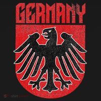 Vintage German Eagle Deutschland Red Stocking Stuffer T-Shirt thumb 7
