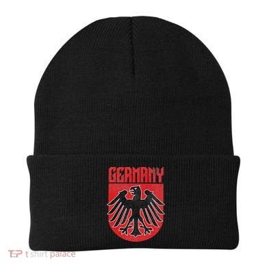 Vintage German Eagle Deutschland Red Stocking Stuffer Beanie