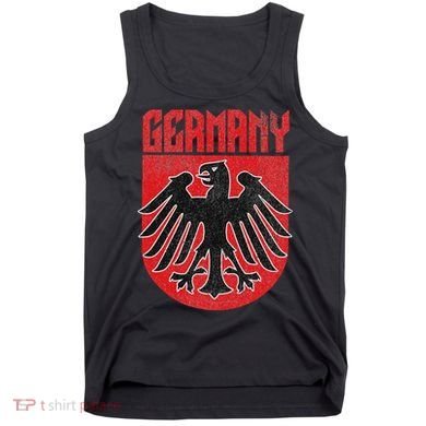 Vintage German Eagle Deutschland Red Stocking Stuffer Tank Top